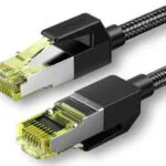 Ugreen F/FTP Cat.7 (10Gbps) Καλώδιο Δικτύου Ethernet 3m Μαύρο 80424