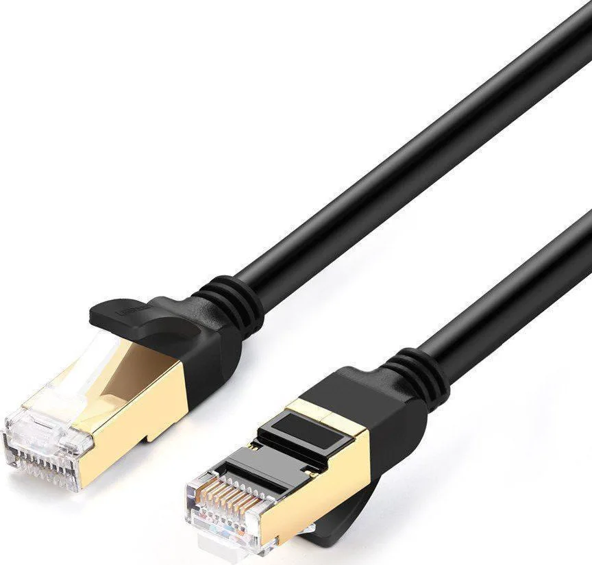 Ugreen F/FTP Cat.7 (10Gbps) Καλώδιο Δικτύου Ethernet 5m Μαύρο 11271 Ugreen F/FTP Cat.7 (10Gbps) Καλώδιο Δικτύου Ethernet 5m Μαύρο 11271 - Image 1
