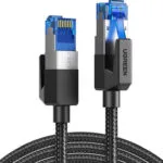 Ugreen F/FTP Cat.8 (40Gbps) Καλώδιο Δικτύου Ethernet 1.5m Μαύρο 80430