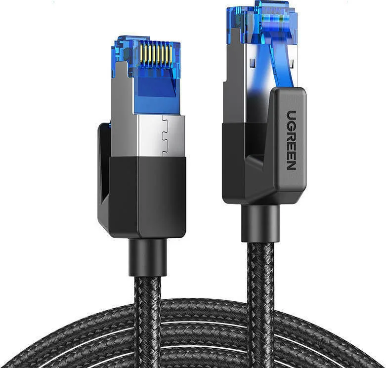 Ugreen F/FTP Cat.8 (40Gbps) Καλώδιο Δικτύου Ethernet 1.5m Μαύρο 80430 Ugreen F/FTP Cat.8 (40Gbps) Καλώδιο Δικτύου Ethernet 1.5m Μαύρο 80430 - Image 1