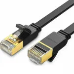 Ugreen Flat U/FTP (STP) Cat.7 (10Gbps) Καλώδιο Δικτύου Ethernet 3m Μαύρο 11262