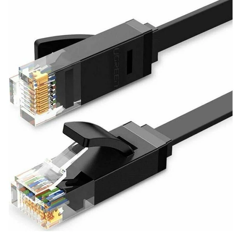 Ugreen Flat U/UTP Cat.6 (Gigabit) Καλώδιο Δικτύου Ethernet 5m Μαύρο 50176 Ugreen Flat U/UTP Cat.6 (Gigabit) Καλώδιο Δικτύου Ethernet 5m Μαύρο 50176 - Image 1