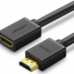 Ugreen HD107 Cable HDMI male - HDMI female 1m Μαύρο 10141