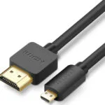 Ugreen HD127 HDMI 1.4 High Speed 1080p 120Hz Cable HDMI male - micro HDMI male 3m Μαύρο 30104