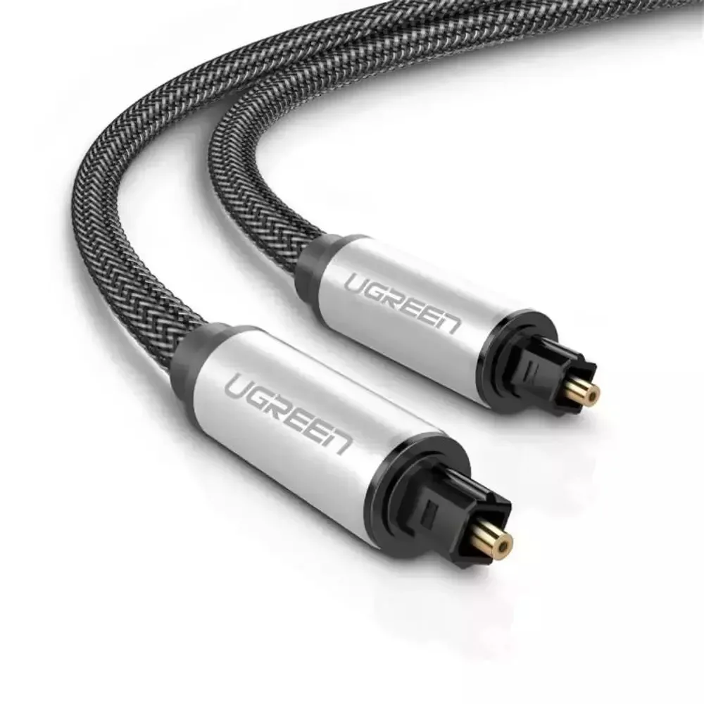 Ugreen Optical Audio Cable TOS male - TOS male Γκρι 1m (10539) Ugreen Optical Audio Cable TOS male - TOS male Γκρι 1m (10539) - Image 1