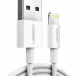 Ugreen US155 USB-A to Lightning Cable 12W Λευκό 1m (20728)
