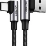 Ugreen US176 Braided USB 2.0 Cable USB-C male - USB-A Μαύρο 3m 22564