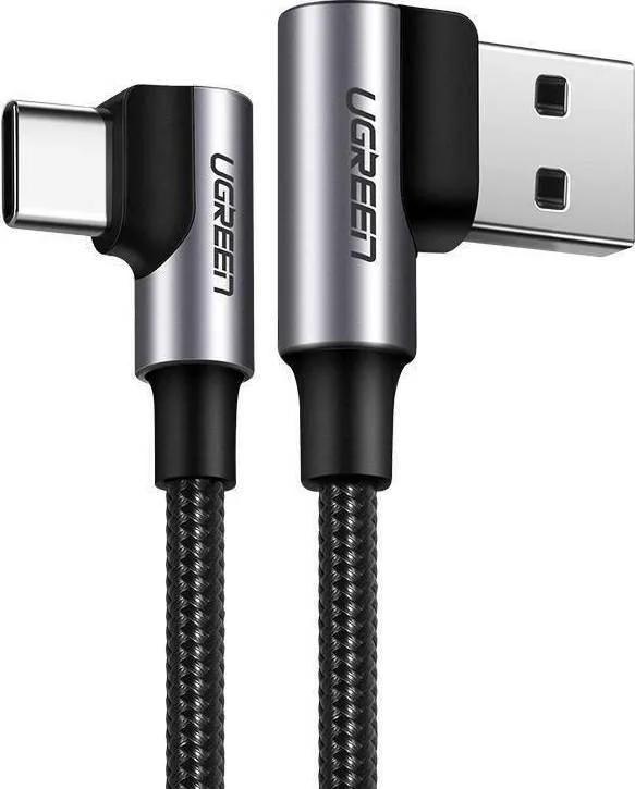 Ugreen US176 Braided USB 2.0 Cable USB-C male - USB-A Μαύρο 3m 22564 Ugreen US176 Braided USB 2.0 Cable USB-C male - USB-A Μαύρο 3m 22564 - Image 1
