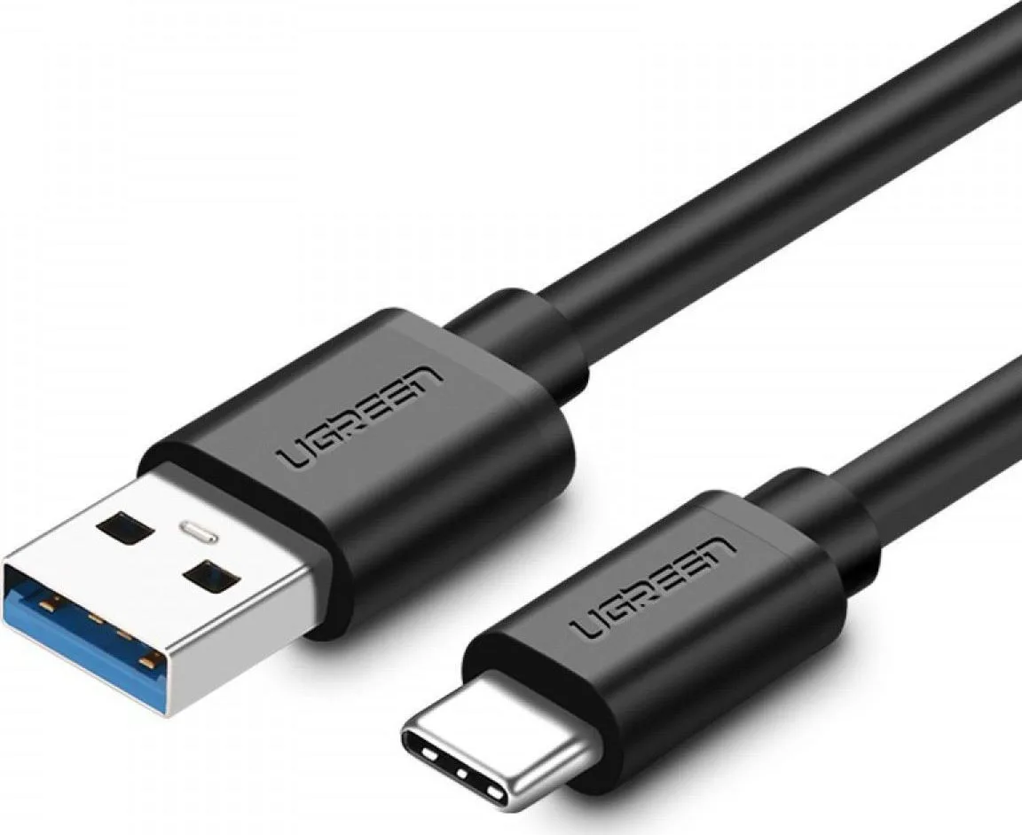 Ugreen US184 USB 3.0 Cable USB-C male - USB-A PD Μαύρο 1m 20882 Ugreen US184 USB 3.0 Cable USB-C male - USB-A PD Μαύρο 1m 20882 - Image 1