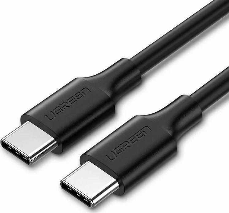 Ugreen US286 USB 2.0 Cable USB-C male - USB-C 60W Μαύρο 1.5m 50998 Ugreen US286 USB 2.0 Cable USB-C male - USB-C 60W Μαύρο 1.5m 50998 - Image 1