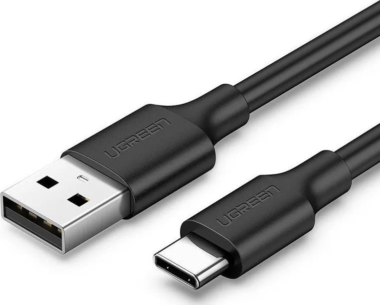 Ugreen US287 USB 2.0 Cable USB-C male - USB-A 60W Μαύρο 3m 60826 Ugreen US287 USB 2.0 Cable USB-C male - USB-A 60W Μαύρο 3m 60826 - Image 1