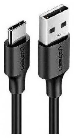 Ugreen Us287 USB 2.0 Cable USB-C male - USB-A 60W PD Μαύρο 1m 60116 Ugreen Us287 USB 2.0 Cable USB-C male - USB-A 60W PD Μαύρο 1m 60116 - Image 1