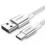 Ugreen Us288 Braided USB 2.0 Cable USB-C male - USB-A PD Γκρι 1m 60131