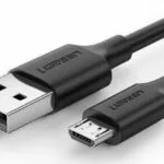 Ugreen US289 Regular USB 2.0 to micro USB Cable Μαύρο 0.5m (60135) 1τμχ