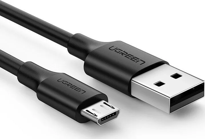 Ugreen US289 Regular USB 2.0 to micro USB Cable Μαύρο 2m (60138) 1τμχ Ugreen US289 Regular USB 2.0 to micro USB Cable Μαύρο 2m (60138) 1τμχ - Image 1