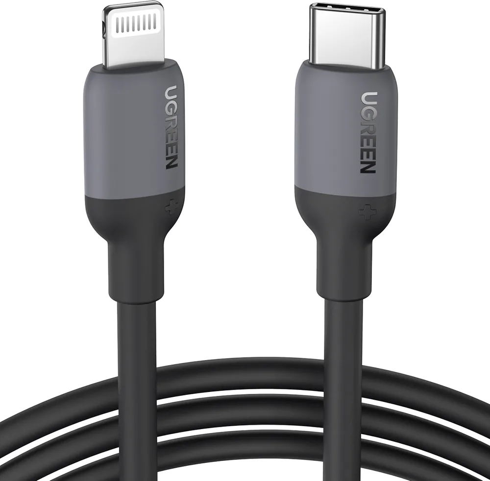 Ugreen US387 USB-C to Lightning Cable Μαύρο 1m (20304) Ugreen US387 USB-C to Lightning Cable Μαύρο 1m (20304) - Image 1