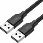 Ugreen USB 2.0 Cable USB-A male - USB-A male Μαύρο 0.5m 10308