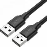 Ugreen USB 2.0 Cable USB-A male - USB-A male Μαύρο 1.5m (10310)