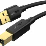Ugreen USB 2.0 Cable USB-A male - USB-B male Μαύρο 2m (US135)