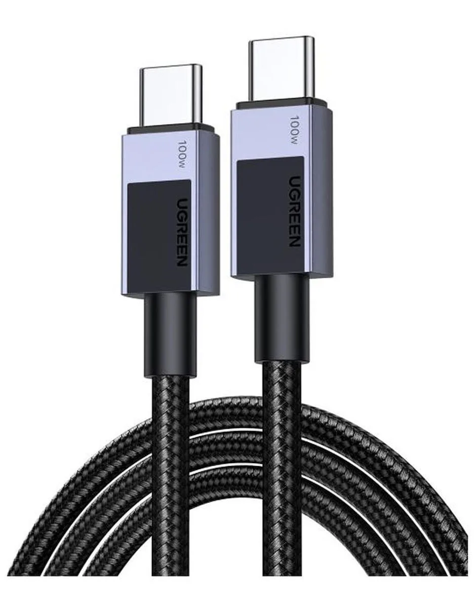 Ugreen USB 2.0 Cable USB-C male - USB-C 100W PD Μαύρο 3m 45065 Ugreen USB 2.0 Cable USB-C male - USB-C 100W PD Μαύρο 3m 45065 - Image 1