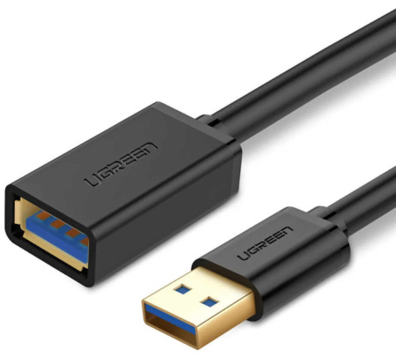 Ugreen USB 3.0 Cable USB-A male - USB-A female Μαύρο 0.5m 30125 Ugreen USB 3.0 Cable USB-A male - USB-A female Μαύρο 0.5m 30125 - Image 1