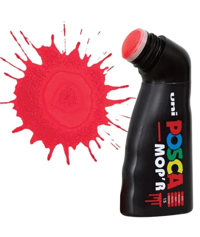 Uni-Ball Ακρυλικός Μαρκαδόρος Red 15mm PCM-22-15 Uni-Ball Ακρυλικός Μαρκαδόρος Red 15mm PCM-22-15 - Image 1