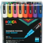 Uni-Ball Ανεξίτηλοι Μαρκαδόροι 1mm Σετ 16 χρώματα 401629
