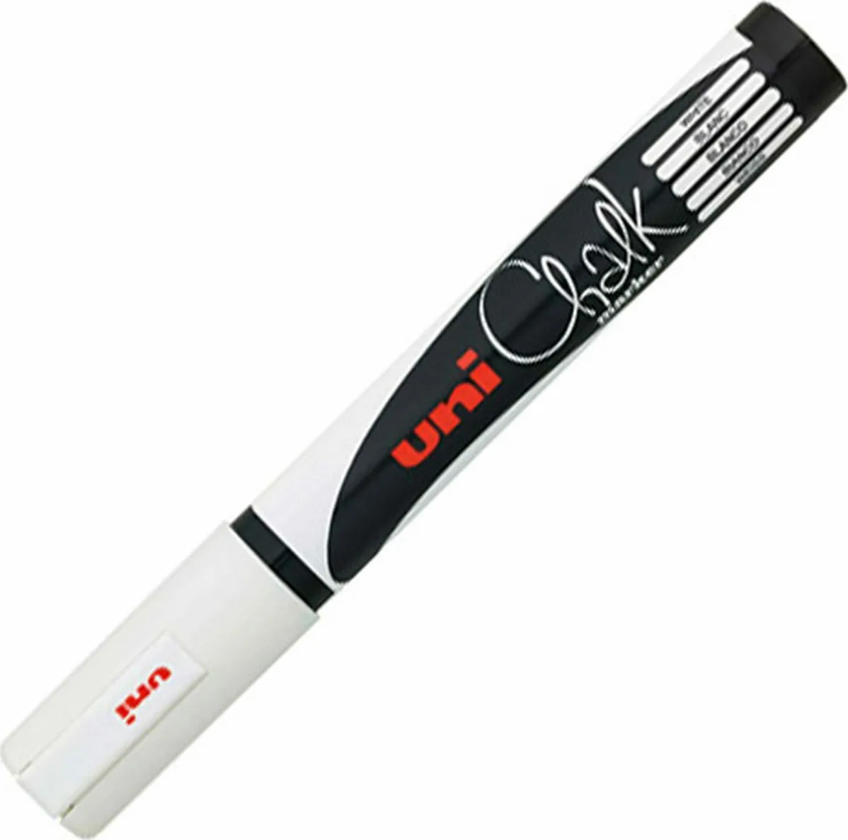 Uni-Ball Chalk Marker PWE-5M Μαρκαδόρος Λευκός Μαυροπίνακα Υγρής Κιμωλίας για Ξύλο και Γυαλί 1.8-2.5mm Uni-Ball Chalk Marker PWE-5M Μαρκαδόρος Λευκός Μαυροπίνακα Υγρής Κιμωλίας για Ξύλο και Γυαλί 1.8-2.5mm - Image 1