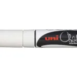 Uni-Ball Chalk Marker PWE-8K Μαρκαδόρος Λευκός Μαυροπίνακα Υγρής Κιμωλίας για Ύφασμα και Γυαλί 8K 140093