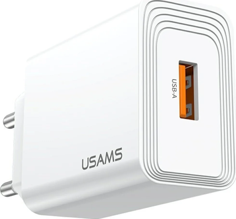 Usams Φορτιστής Χωρίς Καλώδιο με Θύρα USB-A 18W Quick Charge 3.0 Λευκός (T69) Usams Φορτιστής Χωρίς Καλώδιο με Θύρα USB-A 18W Quick Charge 3.0 Λευκός (T69) - Image 1