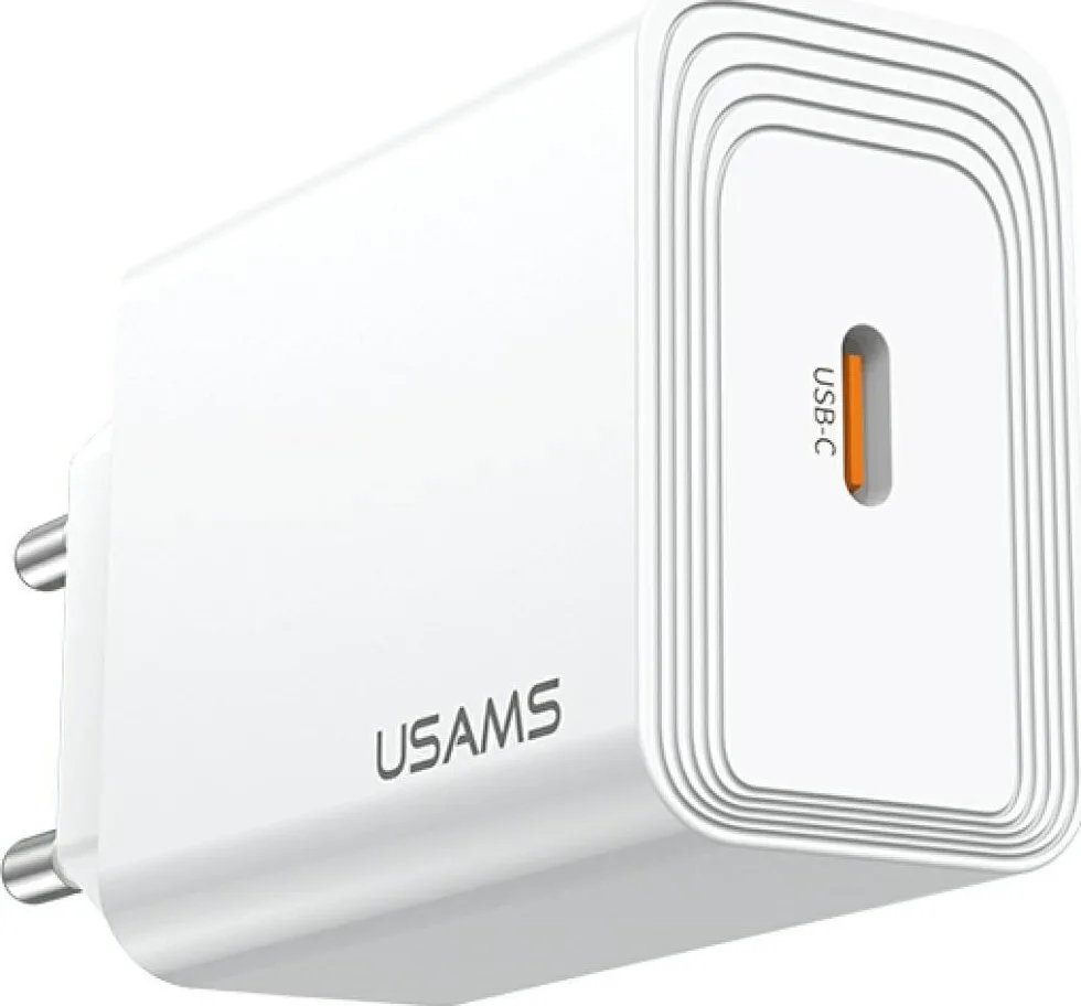 Usams Φορτιστής Χωρίς Καλώδιο με Θύρα USB-C 20W Quick Charge 3.0 Λευκός (T69) Usams Φορτιστής Χωρίς Καλώδιο με Θύρα USB-C 20W Quick Charge 3.0 Λευκός (T69) - Image 1