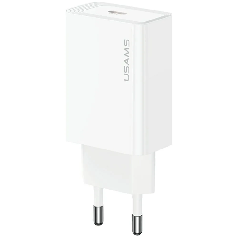 Usams Φορτιστής Χωρίς Καλώδιο με Θύρα USB-C 30W Quick Charge 3.0 Λευκός (T69) Usams Φορτιστής Χωρίς Καλώδιο με Θύρα USB-C 30W Quick Charge 3.0 Λευκός (T69) - Image 1