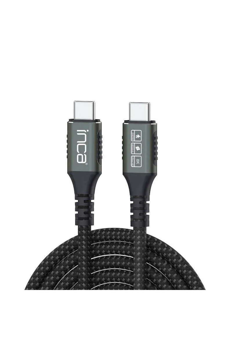 USB 2.0 Cable USB-C male - USB-C 240W PD Μαύρο ITCT-40 USB 2.0 Cable USB-C male - USB-C 240W PD Μαύρο ITCT-40 - Image 1