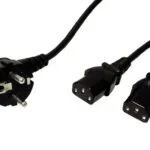 Value Schuko - IEC C13 Cable 1.8m Μαύρο 19.99.1022B