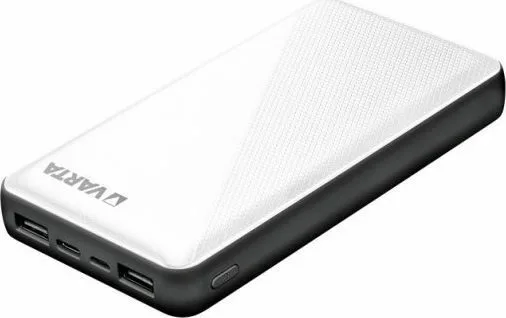Varta Energy Power Bank 15000mAh με 2 Θύρες USB-A και Θύρα USB-C Λευκό Varta Energy Power Bank 15000mAh με 2 Θύρες USB-A και Θύρα USB-C Λευκό - Image 1