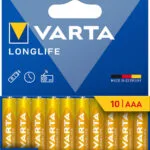 Varta Longlife Αλκαλικές Μπαταρίες AAA 1.5V 10τμχ