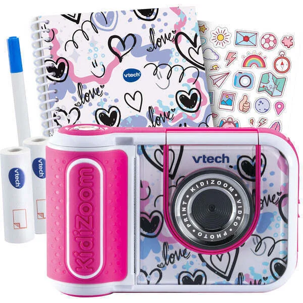Vtech Kidizoom Print Scrapbook Bundle Παιδική Φωτογραφική Μηχανή με Θερμική Εκτύπωση Ροζ Vtech Kidizoom Print Scrapbook Bundle Παιδική Φωτογραφική Μηχανή με Θερμική Εκτύπωση Ροζ - Image 1