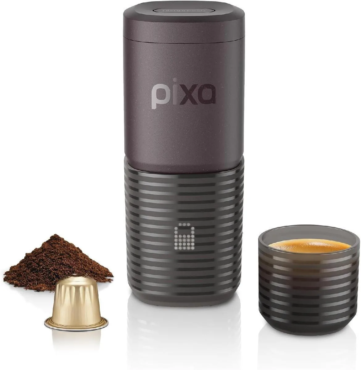 Wacaco Pixapresso 20bar 12V με Δοχείο Καφέ 16gr Dark Burgundy Wacaco Pixapresso 20bar 12V με Δοχείο Καφέ 16gr Dark Burgundy - Image 1
