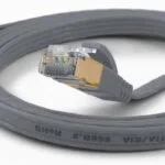 Wantec F/UTP Cat.6a (Gigabit) Καλώδιο Δικτύου Ethernet 0.25m Γκρι 7073