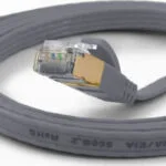 Wantec F/UTP Cat.6a (Gigabit) Καλώδιο Δικτύου Ethernet 0.2m Γκρι