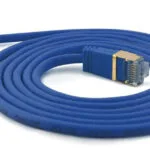 Wantec S/FTP Cat.7 (10Gbps) Καλώδιο Δικτύου Ethernet 0.25m Μπλε 7129