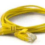 Wantec U/UTP Cat.6a (Gigabit) Καλώδιο Δικτύου Ethernet 0.5m Κίτρινο 7284
