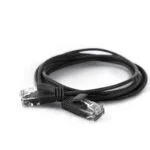 Wantec U/UTP Cat.6a (Gigabit) Καλώδιο Δικτύου Ethernet 25m Μαύρο 7322