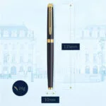 Waterman Hemisphere Πένα Γραφής Fine Μαύρη με Μαύρο Μελάνι 1346.5811.