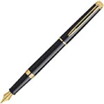 Waterman Hemisphere Πένα Γραφής Medium 0.8mm Μαύρη από Ατσάλι S0920630