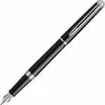 Waterman Hemisphere Πένα Γραφής Medium Μαύρη από Ατσάλι με Μαύρο Μελάνι S0920530