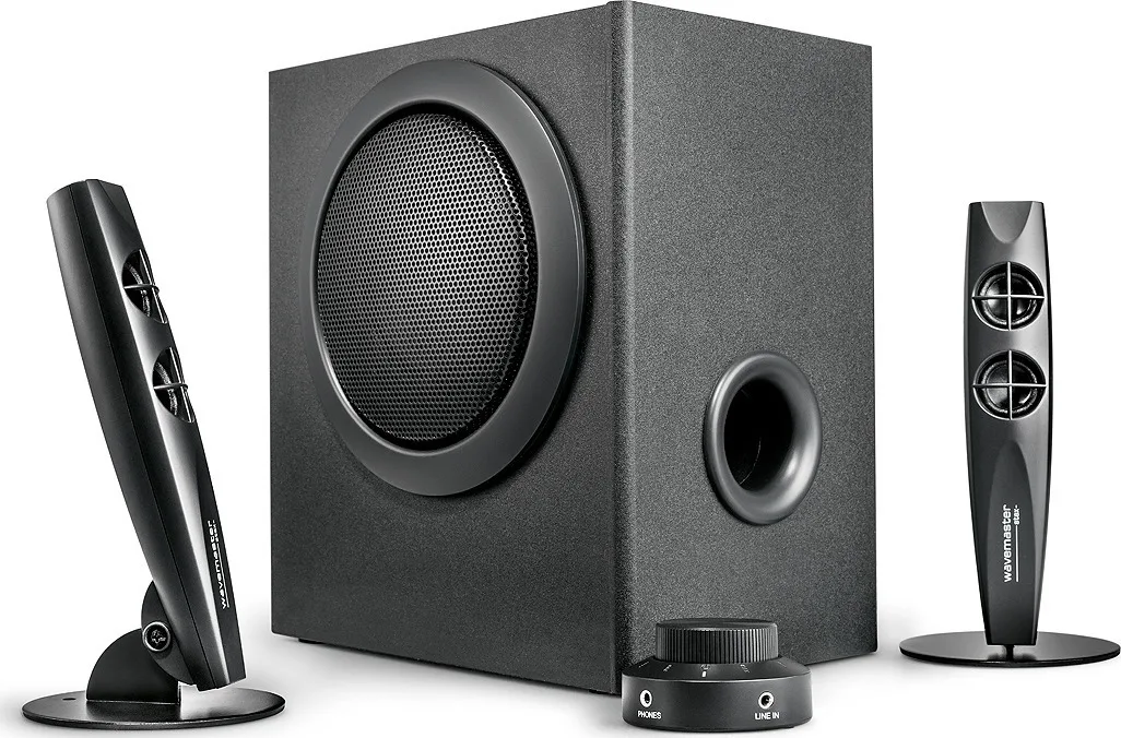 Wavemaster Stax ΒΤ Ασύρματα Ηχεία Υπολογιστή 2.1 με Bluetooth και Ισχύ 42W σε Μαύρο Χρώμα Wavemaster Stax ΒΤ Ασύρματα Ηχεία Υπολογιστή 2.1 με Bluetooth και Ισχύ 42W σε Μαύρο Χρώμα - Image 1