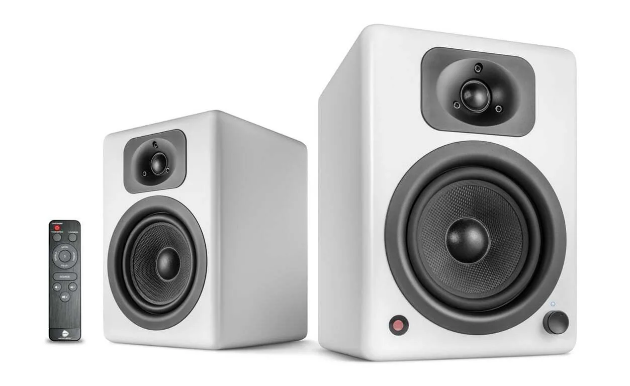 Wavemaster Two Neo Ασύρματα Ηχεία Υπολογιστή 2.0 με Bluetooth και Ισχύ 30W Λευκά Wavemaster Two Neo Ασύρματα Ηχεία Υπολογιστή 2.0 με Bluetooth και Ισχύ 30W Λευκά - Image 1