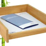 Wedo 061807 A4 Bamboo Stackable Document Tray Brown