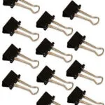 Wedo 64 21419 Metal Clips Nickel 12 Pcs